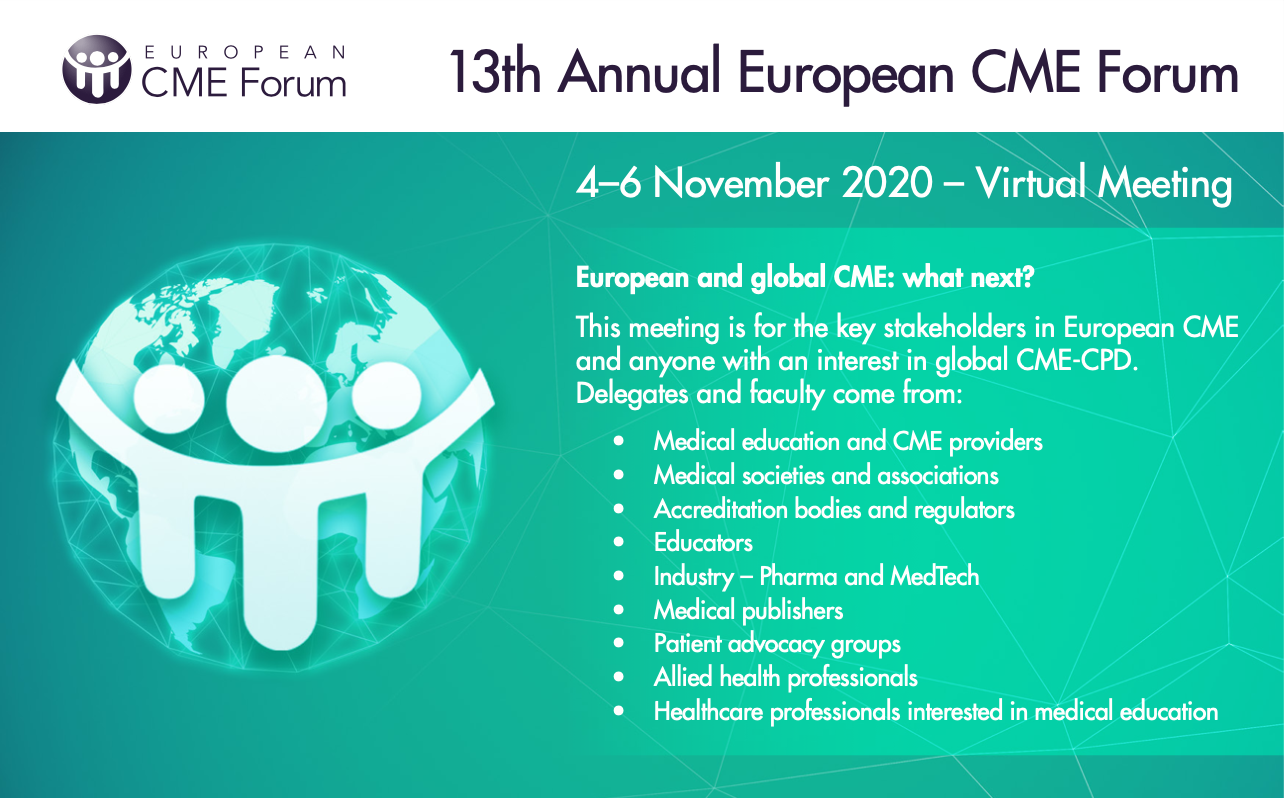 13th European CME Forum (#13ECF)