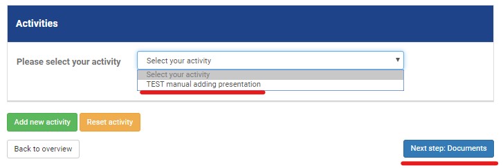 How to register my presentations, presentations: papers, posters or ...